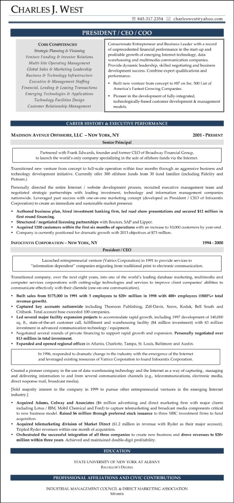 Certified Executive Resume Master (CERM) Credential certified executive resume writer